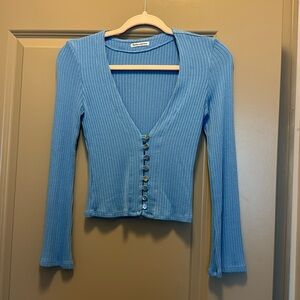 Reformation Gellar Top - Baby blue